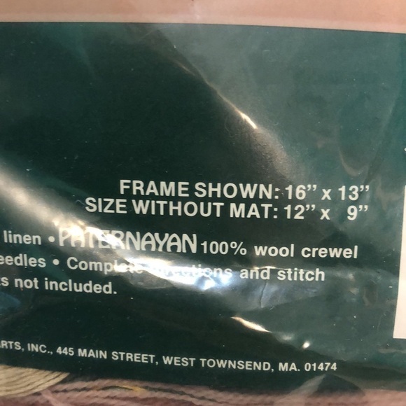 Elsa Williams ANTIQUE FAN Crewel Embroidery Kit New JCA Needlework - Picture 5 of 6